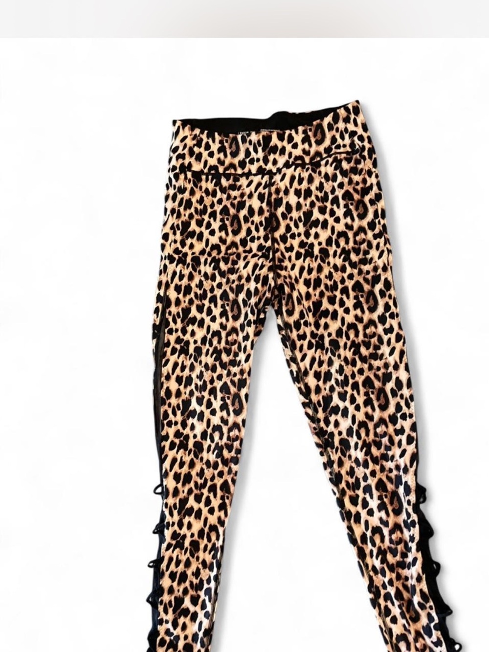 Victoria's Secret Leopard Print Leggings - Tan & Black